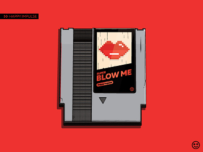 Blow Me blow classic funny happy impulse happyimpulse nintendo play super video game