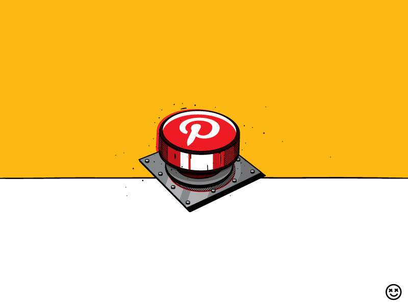 Push the Button pin happyimpulse happy impulse push button