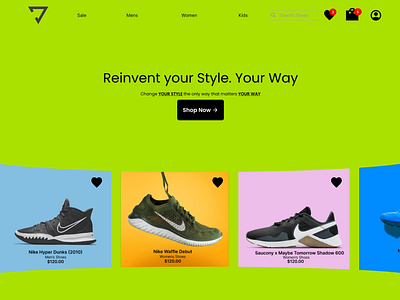 E-commerce Retail Website Design