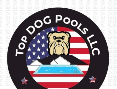 For My Client TOP DOG POOLS LLC design graphic design illustration logo ui