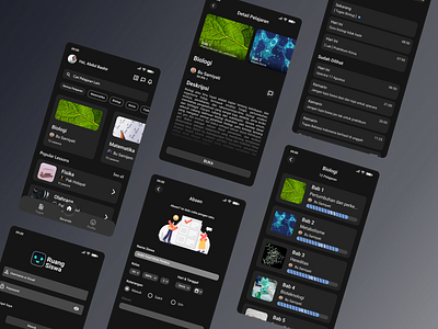 Ruang Siswa Design App app design mobile app typography ui uiux design ux vector writer