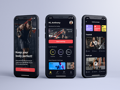 Workouts App figma fitness app healthy app healthy lifestyle app ios app design mobile app design online fitness app online workouts app sports app workouts app