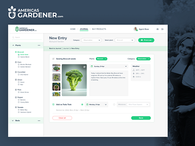 Gardener's Desktop App