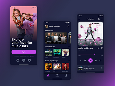 Music Player App figma ios app design mobile app design music app music player music player app playlist app song finder songs app uxui design