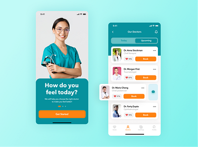 Doctor Appointment App design doctor app doctor appointment app doctor booking app figma health app ios app design medicine app mobile app design uxui design
