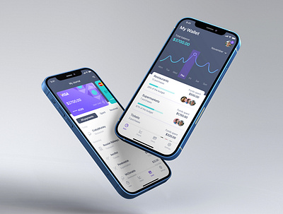 🚀 Fintech App for iOS e wallet figma fintech app ios app design mobile app design money wallet uxui design wallet app