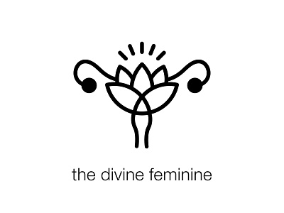 The Divine Feminine Icon icon illustration logo ui vector