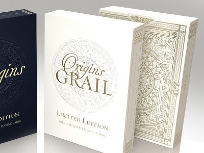 Origins Grail deck embossed foil gold origins playing cards