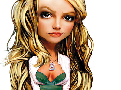 Britney britney caricature