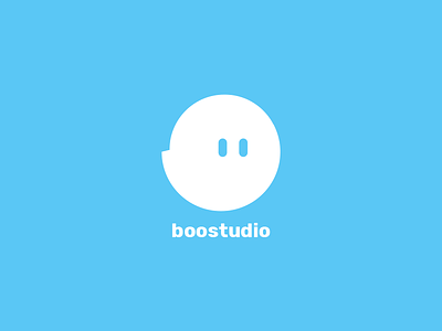 New Boo Studio Logo Reveal before and after brand design brand identity branding character design flat geometrical graphic design illustration logo logo design