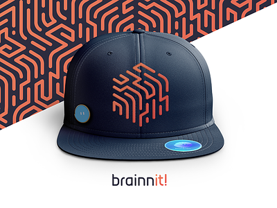 Brainnit! Branding brain branding design education geek learning logo modern modern logo robot