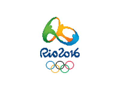 Rio 2016 2016 brand design flat illustration logo olimpíadas olympic games olympics pixel rio sports