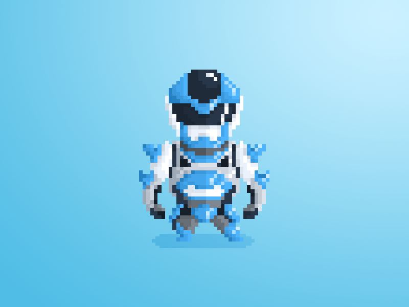 Pixel Little Guys & Gals pt. 9: Cybercops, Mercury by Anthony Mendes on ...