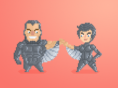 Pixel Little Guys & Gals 39: Silverhawks Siblings 8bit art cartoon comics design fan art geek minimalist pixel thunder cats vector