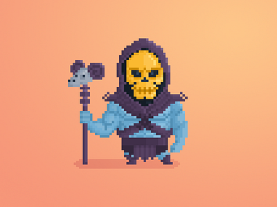 Pixel Little Guys & Gals 47: Skeletor