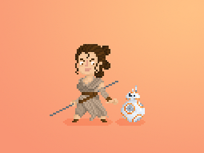 Pixel Little Guys & Gals 59: Force Awakens