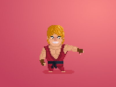 Pixel Little Guys & Gals 64: Street Fighter Ken