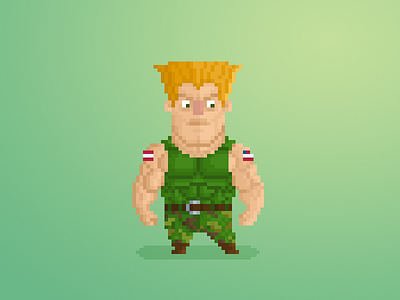 Pixel Little Guys & Gals 67: Guile