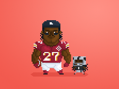 Pixel NFL: Chiefs VS Raiders 8bit art character cute design fan art football illustration nfl photoshop pixel sports