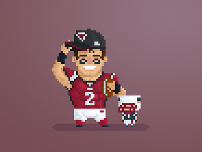 Pixel NFL: Falcons VS Pats 8bit art character cute design fan art football illustration nfl photoshop pixel sports