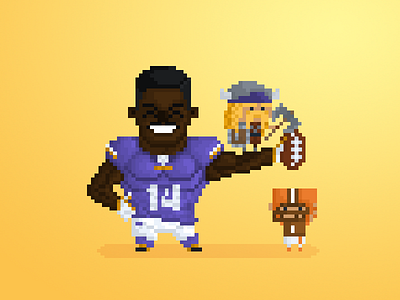 Pixel NFL: Vikings VS Browns