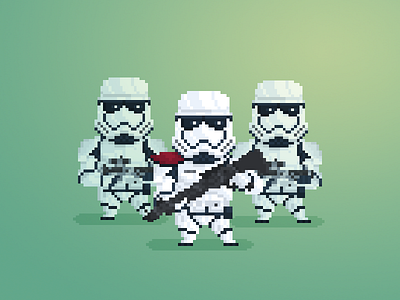 Pixel Little Guys & Gals 78: Stormtrooper 8bit character cute design illustration pixel pixelart politics president stormtrooper vector