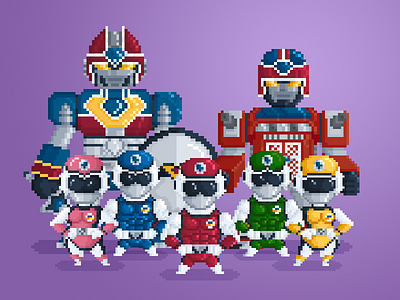 Pixel Little Guys & Gals 82: Flashmen