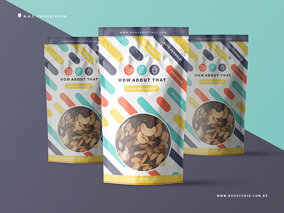 Trail Mix Packaging Project - Process 3 brand brand identity colorfull flat food geometric healthy logo modern package packaging packaging design packaging mockup snacks vibrant