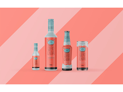 Cachaça Chuva Packaging: Cinnamon alcohol alcohol branding branding can cinnamon cute design logo packaging party