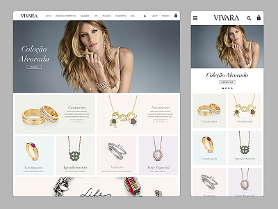 Vivara: Jewelry eCommerce ecommerce fashion gisele jewelry trend