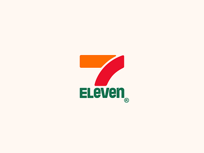 7-Eleven branding design graphic design illustrator logo logo concept logo design photoshop