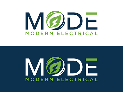 Mode Electrical Logo creative logo electrical logo flat logo graphic design logo logo des logo design minimalist logo simple logo