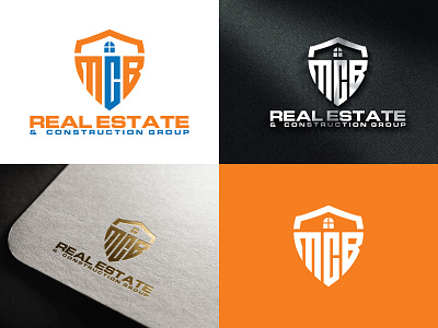 Real Estate and Construction Logo construction logo creative logo flat logo icon logo letter logo logo logo design minimalist logo real estate logo