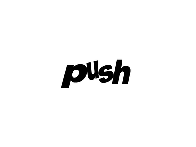 Push font