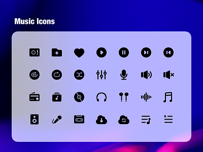 Music Icons icon music