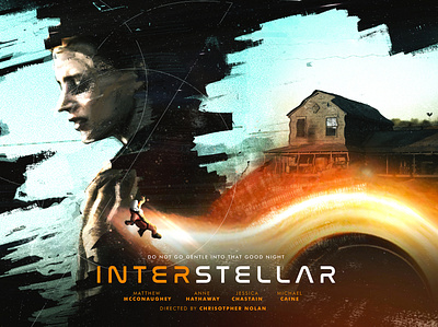 Interstellar Graphic Poster art graphic design interstellar photomanipulation photoshop poster