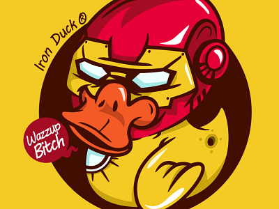 iron duck illustration