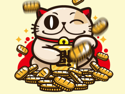 tmall cat illustration logo