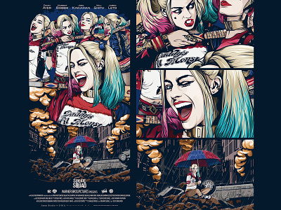 Suicide squad - Harley Quinn illustration