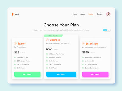 Pricing Page