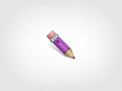 Pencil icon pencil pink purple