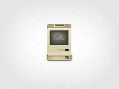 Vintage Mac 1984 beige hello mac macintosh vintage