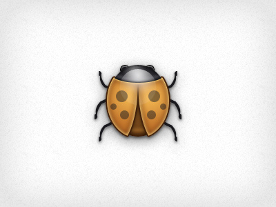 Bug brown bug dots icon