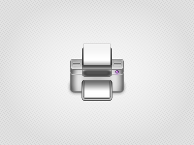 Printer 2 gray icon printer purple