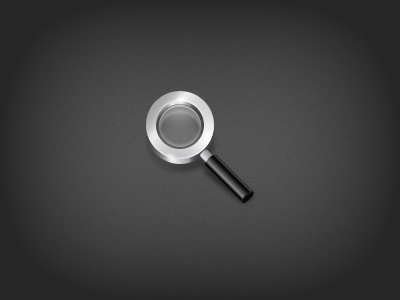 Magnifying Glass black glass icon magnify magnifying glass shiny silver