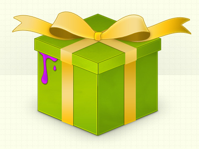 Gift gift goo green purple yellow