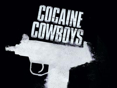 Cocaine Cowboys advertising ammo black branding cowboys dust gun machine marketing powder trigger white