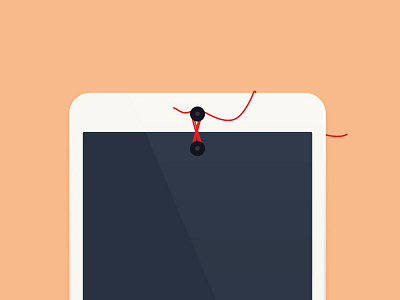 How long does it take to make an App? design flat icon ipad mini orange pastil string