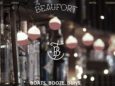 The Beaufort Bar bar beer black booze bottles buns dive gold hospitality pub sailor