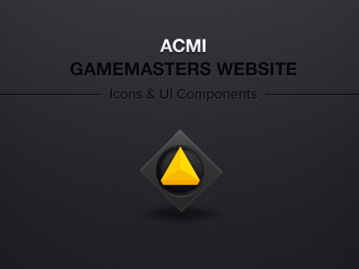 Game Masters - Icons & UI Components button heads up display hud icon isometric pixel prizm ui yellow